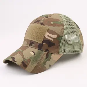 2021 cappelli in rete mimetica da caccia a maglia da baseball a taglio basso all'ingrosso personalizzati in vendita