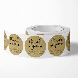 Personalizado holográfico a prueba de aceite duradero papel adhesivo película vinilo redondo regalo etiqueta pegatinas impermeable - Product Image 2