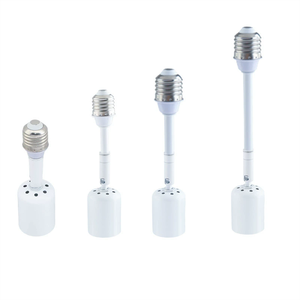 Universal Light Socket Extender Bendable E27 to E27 Bulb Base <strong>Lamp</strong> <strong>Holder</strong> 180 Degree Adjustable Adapter Converter Extension - Product Image 1