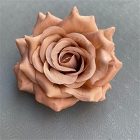 Têtes de roses artificielles en soie en gros d'usine, plusieurs couleurs, pour décoration murale florale, luxe moderne, Saint-Valentin, remise des diplômes