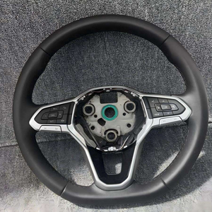 Volante Deportivo de Cuero y Fibra de Carbono en Oferta, Compatible con Volkswagen <span class=keywords><strong>Golf</strong></span> <span class=keywords><strong>7</strong></span> GTI <span class=keywords><strong>Golf</strong></span> <span class=keywords><strong>R</strong></span> MK4 <span class=keywords><strong>5</strong></span> 6 <span class=keywords><strong>7</strong></span> 8 Polo GTI <span class=keywords><strong>R</strong></span> <span class=keywords><strong>Line</strong></span> - Product Image 1