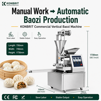 Petite machine commerciale de fabrication de momos pour siopao, bao bun, pâtes farcies, usine de transformation alimentaire, usine de produits surgelés