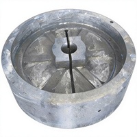 Moulage de moyeu de turbine en acier allié ZG410-620 pour turbine hydroélectrique pour l'ingénierie minière