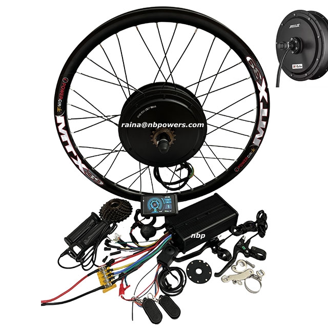 E-Bike Conversion Kit With MXUS Brushless Motor, Controller & Display |  Front Or Rear Wheel Kit
