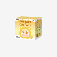 Authentique POP MART CRYBABY Care Bears Mini Sac à Bijoux Suspendu Boîte de Rangement Portable pour Petits Objets Cadeau de Collection pour les Fans Tendance