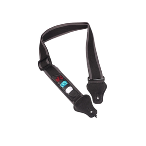 Sangle de guitare en cuir réglable personnalisée OEM en gros et support de plectres pour guitare électrique, accessoires et pièces d'instruments à cordes - Product Image 1