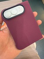 Étui rigide en tissu Techwoven avec support magnétique rotatif à 360° pour iPhone Duo d'Apple, compatible écrans perforés ou en verre – Usine IDEAL