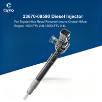 Injecteur de carburant Common Rail 23670-09590 pour Toyota Hilux Fortuner Innova HiAce 1GD 2GD Diesel Pièce 2367009590