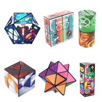Cube magique transformable 3D Infinity, puzzle géométrique, jouet anti-stress à main, best-seller, puzzle 3D à assembler