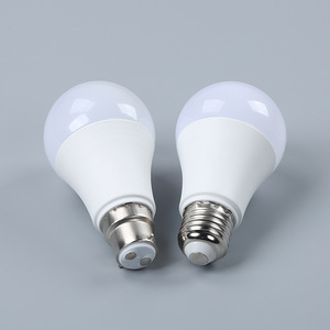 A19 E27 SMD LED <b>Bulbs</b> AC Powered Plastic Body <b>Remote</b> <b>Control</b> Dimmable Cold White 6000K for Warehouse or Office - Product Image 4