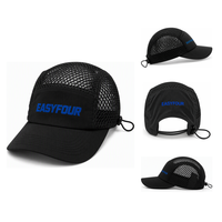 Casquette de sport ajustable personnalisée, respirante en maille, pour la course, l'extérieur, l'été, unisexe, légère, pour la course à pied