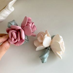 Pinces à cheveux mignonnes fleurs douces pour bébés filles <span class=keywords><strong>Kawaii</strong></span> Alligators élégants pour enfants enfants adolescents accessoires de cheveux en Stock déco - Product Image 4