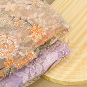 Camisa <span class=keywords><strong>de</strong></span> encaje con lentejuelas bordadas a mano y decoración <span class=keywords><strong>de</strong></span> cuentas anchas, 100% poliéster, 130 cm <span class=keywords><strong>de</strong></span> ancho, prenda <span class=keywords><strong>de</strong></span> boda africana negra - Product Image 3