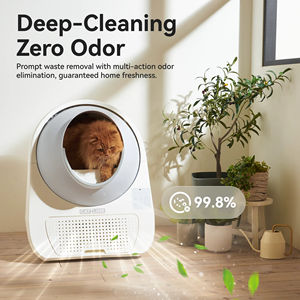 กระบะทรายแมวอัจฉริยะ 5G WiFi ทำความสะอาดตัวเองได้ เป็นมิตรต่อสิ่งแวดล้อม พร้อมกล้อง AI ตรวจสอบ ป้องกันการหนีบ หุ่นยนต์ทำความสะอาด ความจุ 65 ลิตร - Product Image 6