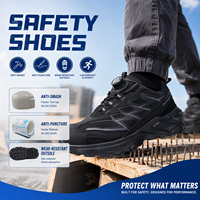 Bottes de sécurité unisexes JIANKUN respirantes avec embout composite, boucle rotative automatique, anti-perforation, légères pour la marche et la randonnée