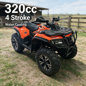 Farm-Ready 320cc 4-Stroke Utility ATV Off-Road 4-Wheeler Quad Bike for Agricultural Work