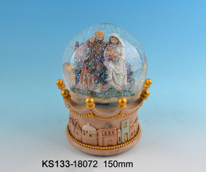 Quả Cầu Tuyết Pha Lê Tôn Giáo Chiếu Sáng Cá Nhân Quả Cầu Nước - Product Image 4