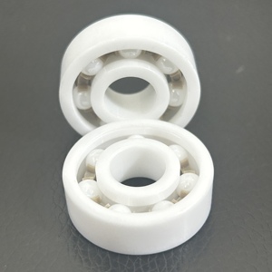 ลูกปืนเม็ดกลมร่องลึกขนาดเล็ก รุ่น Low Noise White 608ZZ P4 ZrO2 เหมาะสำหรับสเก็ตบอร์ดและเครื่อง CNC - Product Image 5