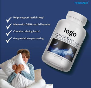 Suministro Directo de Fábrica, Suplemento Orgánico Prensado en Frío de Grado Alimenticio para Ayudar a Dormir, GABA, Teanina, Valeriana, Mejora la Calidad del Sueño - Product Image 2