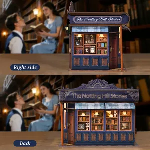 Kit Fai-da-Te <span class=keywords><strong>di</strong></span> Lusso per Libreria Notting Hill, Miniatura con Luce LED, Decorazione per la Casa, Regalo <span class=keywords><strong>di</strong></span> Natale/Compleanno - Product Image 6