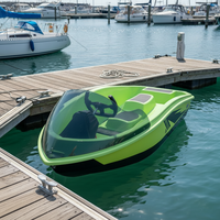 Mini Jet Ski Électrique Haute Vitesse, Bateau à Batterie Lithium, Planche de Surf Aquatique, Karting, Vente Directe Usine, 1/2 Places, 50km/h