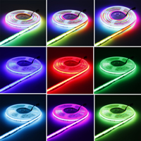 Bande LED COB RGB intelligente à haute densité 576 LED, adressable WS2811, flexible, pour éclairage d'ambiance RGB de salle de jeu - Vente Flash