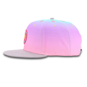 Gorra de mezcla de lana acrílica Tcap China con logotipo bordado personalizado y visera plana ajustada - Product Image 3