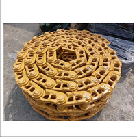 Cadenas de Acero para Excavadoras de 37 a 51 Eslabones, Cadena de Tren de Rodaje para Excavadoras, Eslabones de Cadena Lubricados para Tractores de Orugas