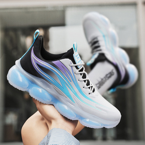 Chaussures de sport décontractées pour hommes, idéales pour la gym, la marche urbaine et les trajets quotidiens, avec empeigne en tissu durable, amorti neutre et semelle antidérapante pour l'automne - Product Image 3