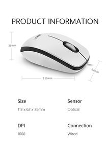 Original pour souris de bureau filaire Logitech <span class=keywords><strong>M100R</strong></span> 1000 DPI 125Hz taux de rapport en bon état - Product Image 6