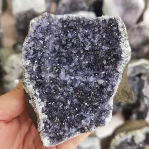 Natuurlijke Quartz Crystal Geode Minerale Specimen Ruwe Ruwe Witte Agaat Geode Voor Genezing