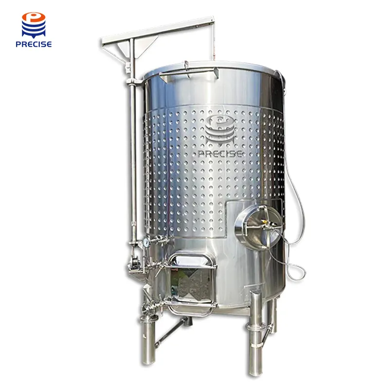 In acciaio inossidabile fermentazione vino aperto superiore del vino galleggiante tetto fermentatore serbatoio di capacità variabile