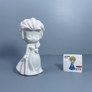 Fabricants en vrac vente en gros poupées de <span class=keywords><strong>peinture</strong></span> en vinyle princesse dessin animé PVC avec tirelire boîte d'économie d'argent - Product Image 3