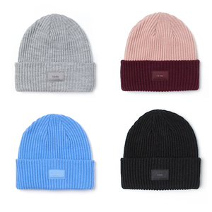 Custom Your Own Logo Eco-friendly Dye Unisex Adjustable Winter Sports Blue/Gray/Black Knitted Common <strong>Golf</strong> Fisherman <strong>Beanies</strong> - Product Image 2