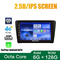 Pour VW Santana SKODA Rapid Gran Santana 9 pouces appareil Double 2 Din octa-core Quad voiture stéréo Navigation GPS android voiture radio