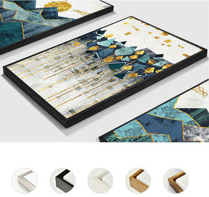 Hotel progetto ristrutturazione opere d'arte produttori moderna pittura stampata astratta galleria del paesaggio avvolgere arte della parete per il soggiorno - Product Image 3