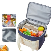 Sac isotherme portable, sac à déjeuner imperméable en Oxford, sacs à déjeuner épais avec blocs de glace, panier à déjeuner pour un usage quotidien