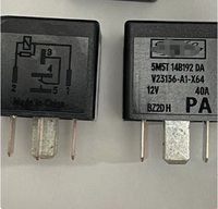 Relais de puissance automobile 5M5T14B192DA V23136A1X64 5 broches, relais électrique pour pièces de rechange Ford