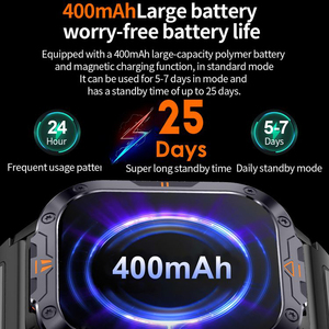 2024 New Nx20 Ngoài Trời Smartwatch Với Chức Năng Gọi Gọi Sức Khỏe Giám Sát IP68 Không Thấm Nước Thể Dục Thể Thao Tracker Thông Minh Đồng Hồ Người Đàn Ông - Product Image 2