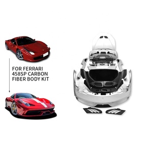 Kit de Carrocería de Fibra de Carbono Seca Estilo SP de la Mejor Calidad para Ferrari 458, Parachoques, Alerón, Capó - Product Image 1