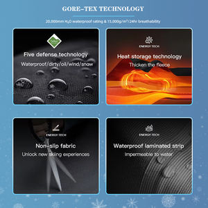 Lightweight Men's <b>Ski</b> <b>Jacket</b> with Windproof Design - Waterproof Breathable Snowboard Gear for Extreme Cold, Wholesale OEM/ODM - Product Image 2