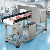 Détecteur de métaux multi-fréquences pour convoyeur, pour l'industrie alimentaire, avec élimination automatique des effets des matériaux et détection haute sensibilité