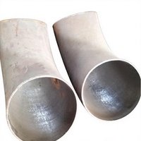 Coude sans soudure en acier au carbone à 90 degrés A234 WPB 1-1/2 2 3 4 pouces Sch 80 en stock