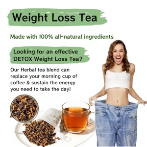 Tè Detox Dimagrante Personalizzato Cinese con Etichetta Privata, Biologico ed Erboristico per Bruciare Grassi Addominali e Corpo - Product Image 3