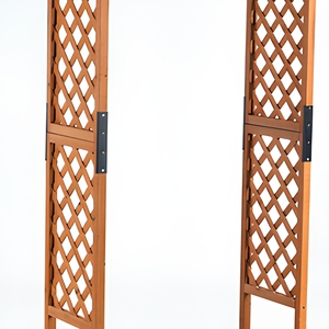 <span class=keywords><strong>Support</strong></span> de <span class=keywords><strong>plante</strong></span> en bois de sapin classique avec revêtement en poudre, treillis d'escalade, trou de drainage et système d'arrosage automatique pour <span class=keywords><strong>jardin</strong></span> intérieur et usage domestique - Product Image 3