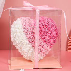 <span class=keywords><strong>Ideas</strong></span> de Productos Nuevos, Rosa Eterna, Regalo de Flor, Rosa Artificial de PE de 25 cm en Forma de Corazón, Oso de Rosas, <span class=keywords><strong>San</strong></span> Valentín - Product Image 6