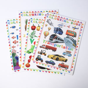 Livre d'images Livre de coloriage Peinture Fruits et légumes Animaux Connaître les lignes et les formes Bande dessinée japonaise colorée pour adultes - Product Image 1