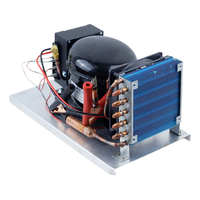 Unit Pendingin Otomatis Mini Kompresor Kondensor Refrigerasi Mobile Freezer -20C 8C R-410A/R-404A Kompatibilitas 110V/220V