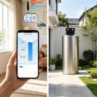 Capteur de niveau à ultrasons LoRa, transmetteur sans fil intelligent Wi-Fi pour la mesure du niveau de liquide, instruments de surveillance des réservoirs d'eau et d'eaux usées