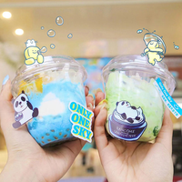 Gobelets en plastique transparents personnalisés avec logo, 10 oz, pour gâteaux, glaces, yaourts, desserts, avec couvercles
